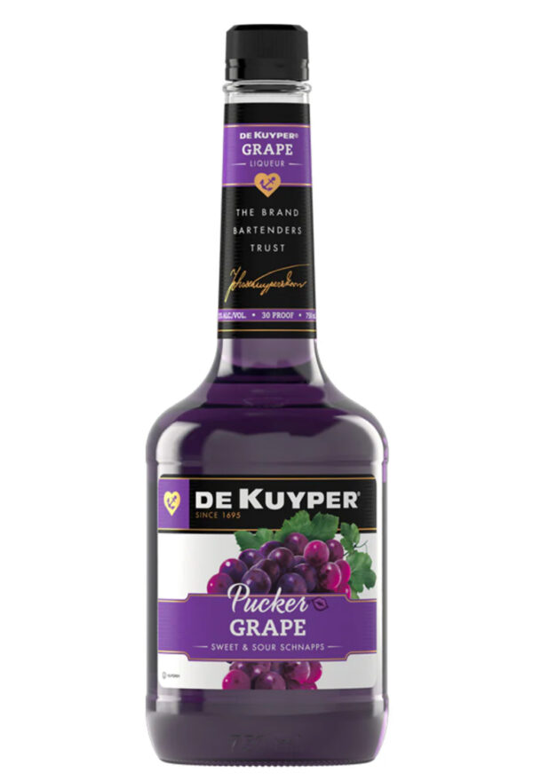 DEKUYPER PUCKER GRAPE SCH 30