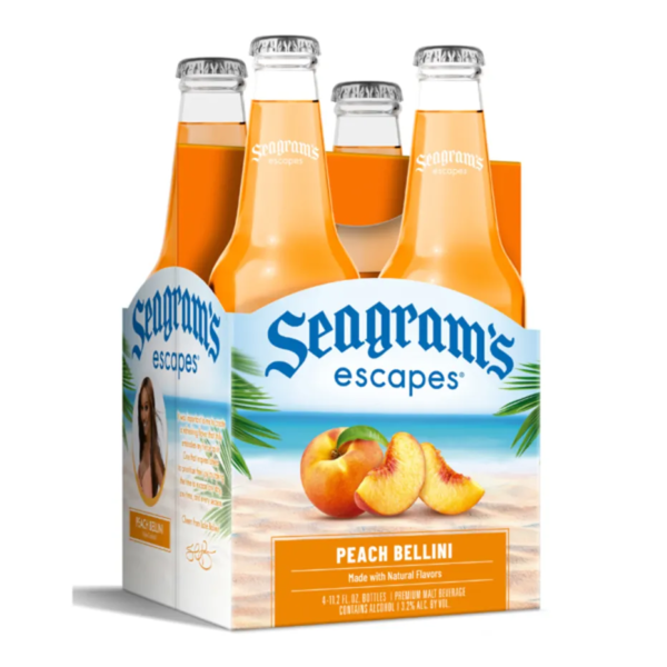 Seagram Peach Bellini 4 Pk