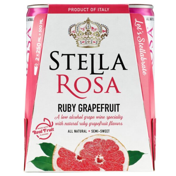 Stella Rosa, Grapefruit Rose 2 Can