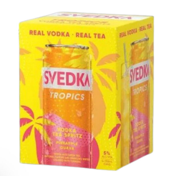 SVEDKA COCKTAIL  PINE GAUVA 4PK